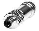 IP67 M8 Connector Field-Wireable Screw Terminals Male 4P Shield