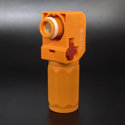 120A Energy Storage Connector Waterproof Plug Crimping Orange Key 2 UL/TUV