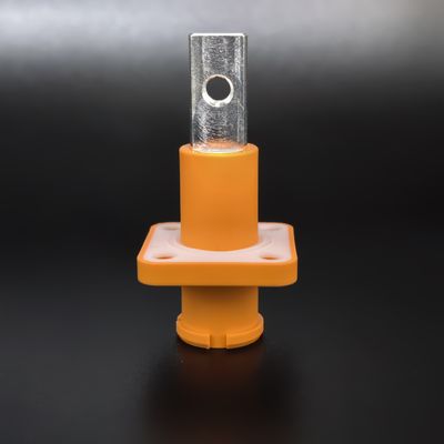 120A Water Proof Socket Threaded Copper Bar Orange UL/TUV Energy Storage Power Connector