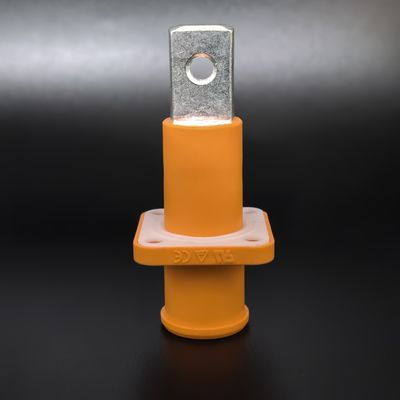 UL TUV Energy Storage Connector 250A Waterproof Socket Threaded Copper Bar Orange