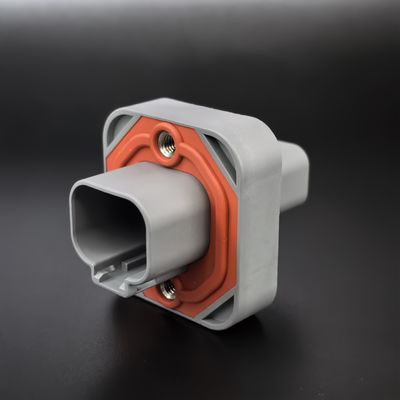 Energy Storage Signal Connector UL1977 Waterproof 4 Pin Rectangle Socket Assembly
