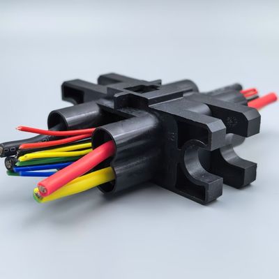 Energy Storage Hybrid Connector 40A 14 Pin Female Nylon Alloy Copper