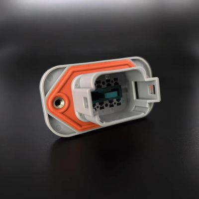 UL1977 Energy Storage Signal Connector Socket Waterproof 8 Pin Rectangle Socket Assembly