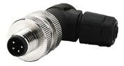 IP67 M8 Connector Field-Wireable Screw Terminals Male 3P