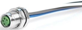 IP67 M8 Connector After Install Female 4P Shield 0.2m Cable Length