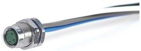 IP67 M8 Connector After Install Female 3P Shield 1.0m Cable Length